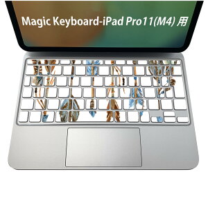 Magic Keyboard ��p iPadPro11inch 13inch(M4) 2024 ��5���� �Ή� �L�[�{�[�h�p�X�L���V�[�� �L�[�g�b�v �X�e�b�J�[ �A�C�p�b�h �m�[�g�p�\�R�� �A�N�Z�T���[ �ی� 020806 �}�X�N�f�U�C�� �F�� �f�� �H���@
