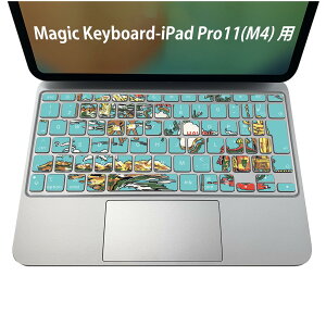 Magic Keyboard ��p iPadPro11inch 13inch(M4) 2024 ��5���� �Ή� �L�[�{�[�h�p�X�L���V�[�� �L�[�g�b�v �X�e�b�J�[ �A�C�p�b�h �m�[�g�p�\�R�� �A�N�Z�T���[ �ی� 020806 �}�X�N�f�U�C�� �F�� �f�� �n���C