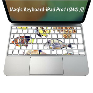 Magic Keyboard ��p iPadPro11inch 13inch(M4) 2024 ��5���� �Ή� �L�[�{�[�h�p�X�L���V�[�� �L�[�g�b�v �X�e�b�J�[ �A�C�p�b�h �m�[�g�p�\�R�� �A�N�Z�T���[ �ی� 020806 �}�X�N�f�U�C�� �F�� �f�� ���@�C