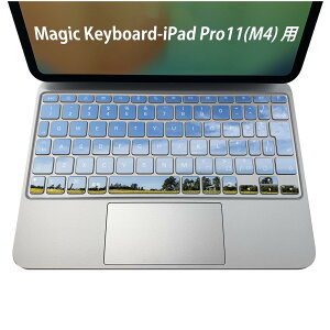 Magic Keyboard ��p iPadPro11inch 13inch(M4) 2024 ��5���� �Ή� �L�[�{�[�h�p�X�L���V�[�� �L�[�g�b�v �X�e�b�J�[ �A�C�p�b�h �m�[�g�p�\�R�� �A�N�Z�T���[ �ی� 020806 �}�X�N�f�U�C�� �F�� �f�� �Ђ܂�