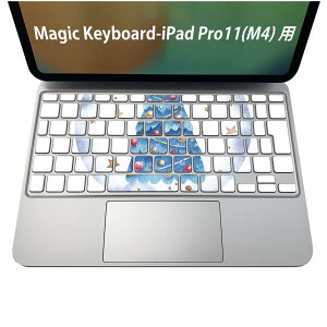 Magic Keyboard ��p iPadPro11inch 13inch(M4) 2024 ��5���� �Ή� �L�[�{�[�h�p�X�L���V�[�� �L�[�g�b�v �X�e�b�J�[ �A�C�p�b�h �m�[�g�p�\�R�� �A�N�Z�T���[ �ی� 020806 �}�X�N�f�U�C�� �F�� �f�� �X�m�[