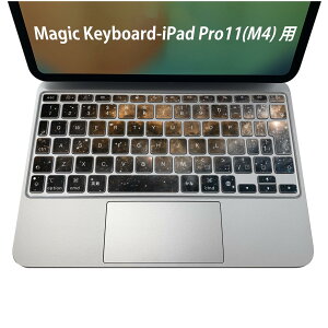 Magic Keyboard ��p iPadPro11inch 13inch(M4) 2024 ��5���� �Ή� �L�[�{�[�h�p�X�L���V�[�� �L�[�g�b�v �X�e�b�J�[ �A�C�p�b�h �m�[�g�p�\�R�� �A�N�Z�T���[ �ی� 020806 �}�X�N�f�U�C�� �F�� �f�� �F�� ��