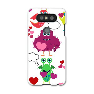 LGV34 isaiBeat イサイ ビート LG Electronics LGエレクトロニクス au エーユーlgv34 スマホ カバー ケース スマホケース スマホカバー PC ハードケース 005746 モンスター キャラクター