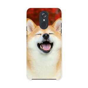 L-03K LG Electronics LG style エルジースタイル l03k docomo ドコモ スマホ カバー ケース スマホケース スマホカバー PC ハードケース 015611 犬 かわいい 柴犬