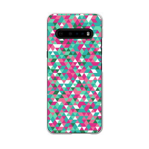 LG V60 ThinQ 5G 専用 ハードケース L51A igcase スマホカバー カバー ケース pc ハードケース 011164 派手 ピンク 緑
