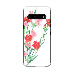 LG V60 ThinQ 5G 専用 ハードケース L51A igcase スマホカバー カバー ケース pc ハードケース 012920 母の日 カーネーション 花