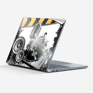 Surface Laptop ��7���� 13 �C���` �p �X�L���V�[�� �S�ʃX�L���V�[�� �t�� �w�� �� �X�e�b�J�[ �ی�V�[�� �L�����N�^�[ ���킢�� 000027 DJ HIPHOP �}�C�N