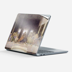 Surface Laptop 第7世代 13 インチ 用 スキンシール 全面スキンシール フル 背面 底 ステッカー 保護シール キャラクター かわいい 003227 人物 絵画 イラスト