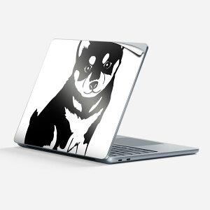 Surface Laptop 第7世代 13 インチ 用 スキンシール 全面スキンシール フル 背面 底 ステッカー 保護シール キャラクター かわいい 026241 動物 犬 柴犬