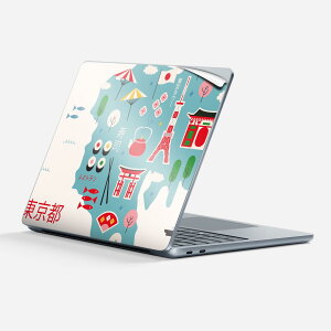 Surface Laptop ��7���� 13 �C���` �p �X�L���V�[�� �S�ʃX�L���V�[�� �t�� �w�� �� �X�e�b�J�[ �ی�V�[�� �L�����N�^�[ ���킢�� 033427 ���� TOKYO