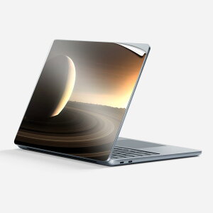Surface Laptop 第7世代 13 インチ 用 スキンシール 全面スキンシール フル 背面 底 ステッカー 保護シール キャラクター かわいい 033671 岩 数字