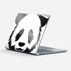 Surface Laptop 第7世代 13 インチ 用 スキンシール 全面スキンシール フル 背面 底 ステッカー 保護シール キャラクター かわいい 033769 パンダ かわいい