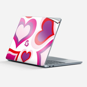 Surface Laptop ��7���� 13 �C���` �p �X�L���V�[�� �S�ʃX�L���V�[�� �t�� �w�� �� �X�e�b�J�[ �ی�V�[�� �L�����N�^�[ ���킢�� 004386 �n�[�g �͗l �s���N