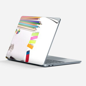 Surface Laptop 第7世代 13 インチ 用 スキンシール 全面スキンシール フル 背面 底 ステッカー 保護シール キャラクター かわいい 005932 写真 文房具