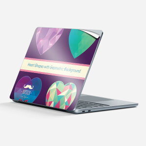 Surface Laptop ��7���� 13 �C���` �p �X�L���V�[�� �S�ʃX�L���V�[�� �t�� �w�� �� �X�e�b�J�[ �ی�V�[�� �L�����N�^�[ ���킢�� 007384 �n�[�g �J���t�� �� ����