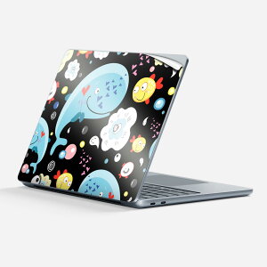 Surface Laptop ��7���� 13 �C���` �p �X�L���V�[�� �S�ʃX�L���V�[�� �t�� �w�� �� �X�e�b�J�[ �ی�V�[�� �L�����N�^�[ ���킢�� 007714 ������ �C �� �L�����N�^�[ �͗l