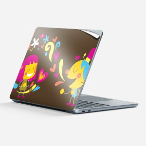 Surface Laptop ��7���� 13 �C���` �p �X�L���V�[�� �S�ʃX�L���V�[�� �t�� �w�� �� �X�e�b�J�[ �ی�V�[�� �L�����N�^�[ ���킢�� 008081 �L�����N�^�[ �� �n�[�g �C���X�g