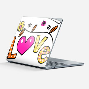 Surface Laptop ��7���� 13 �C���` �p �X�L���V�[�� �S�ʃX�L���V�[�� �t�� �w�� �� �X�e�b�J�[ �ی�V�[�� �L�����N�^�[ ���킢�� 009408 �p�� �� LOVE
