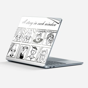 Surface Laptop ��7���� 13 �C���` �p �X�L���V�[�� �S�ʃX�L���V�[�� �t�� �w�� �� �X�e�b�J�[ �ی�V�[�� �L�����N�^�[ ���킢�� 010568 �L�����N�^�[ �� �l��