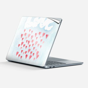 Surface Laptop ��7���� 13 �C���` �p �X�L���V�[�� �S�ʃX�L���V�[�� �t�� �w�� �� �X�e�b�J�[ �ی�V�[�� �L�����N�^�[ ���킢�� 013472 love �� �n�[�g