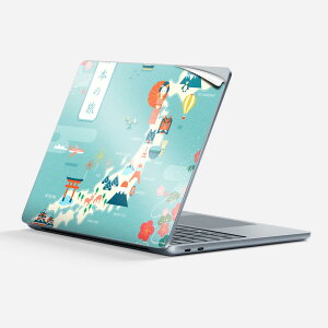 Surface Laptop ��7���� 13 �C���` �p �X�L���V�[�� �S�ʃX�L���V�[�� �t�� �w�� �� �X�e�b�J�[ �ی�V�[�� �L�����N�^�[ ���킢�� 015756 ���{ �n�}