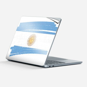 Surface Laptop 第7世代 13 インチ 用 スキンシール 全面スキンシール フル 背面 底 ステッカー 保護シール キャラクター かわいい 018385 argentina アルゼンチン