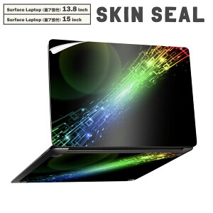 Surface Laptop ��7���� 13.8 / 15 �C���` �p �X�L���V�[�� �S�ʃX�L���V�[�� �t�� laptop7�p �w�� �� �X�e�b�J�[ �ی�V�[�� �L�����N�^�[ ���킢�� 000023 ���F�@�͗l�@�ߖ���