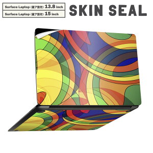 Surface Laptop ��7���� 13.8 / 15 �C���` �p �X�L���V�[�� �S�ʃX�L���V�[�� �t�� laptop7�p �w�� �� �X�e�b�J�[ �ی�V�[�� �L�����N�^�[ ���킢�� 000483 �J���t��