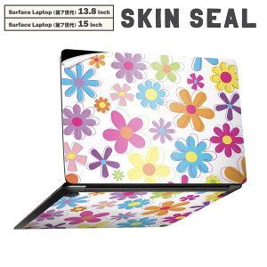 Surface Laptop ��7���� 13.8 / 15 �C���` �p �X�L���V�[�� �S�ʃX�L���V�[�� �t�� laptop7�p �w�� �� �X�e�b�J�[ �ی�V�[�� �L�����N�^�[ ���킢�� 001137 �ԁ@�J���t��