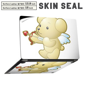 Surface Laptop ��7���� 13.8 / 15 �C���` �p �X�L���V�[�� �S�ʃX�L���V�[�� �t�� laptop7�p �w�� �� �X�e�b�J�[ �ی�V�[�� �L�����N�^�[ ���킢�� 001229 �N�}�@�V�g�@�H