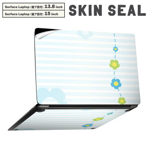 Surface Laptop ��7���� 13.8 / 15 �C���` �p �X�L���V�[�� �S�ʃX�L���V�[�� �t�� laptop7�p �w�� �� �X�e�b�J�[ �ی�V�[�� �L�����N�^�[ ���킢�� 001343 �ԁ@�͗l