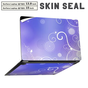 Surface Laptop ��7���� 13.8 / 15 �C���` �p �X�L���V�[�� �S�ʃX�L���V�[�� �t�� laptop7�p �w�� �� �X�e�b�J�[ �ی�V�[�� �L�����N�^�[ ���킢�� 001768 �O���f�[�V�����@��
