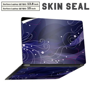 Surface Laptop ��7���� 13.8 / 15 �C���` �p �X�L���V�[�� �S�ʃX�L���V�[�� �t�� laptop7�p �w�� �� �X�e�b�J�[ �ی�V�[�� �L�����N�^�[ ���킢�� 002215 �@�͗l�@�V���v��