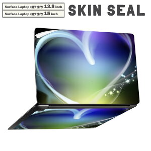 Surface Laptop ��7���� 13.8 / 15 �C���` �p �X�L���V�[�� �S�ʃX�L���V�[�� �t�� laptop7�p �w�� �� �X�e�b�J�[ �ی�V�[�� �L�����N�^�[ ���킢�� 002292 �J���t���@�u���@�n�[�g