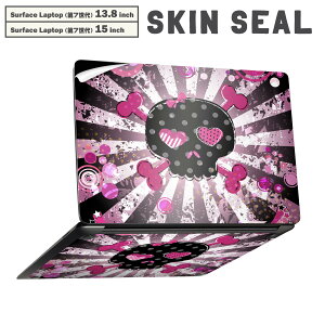 Surface Laptop ��7���� 13.8 / 15 �C���` �p �X�L���V�[�� �S�ʃX�L���V�[�� �t�� laptop7�p �w�� �� �X�e�b�J�[ �ی�V�[�� �L�����N�^�[ ���킢�� 002920 �h�N���@�[���@�s���N