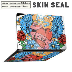 Surface Laptop ��7���� 13.8 / 15 �C���` �p �X�L���V�[�� �S�ʃX�L���V�[�� �t�� laptop7�p �w�� �� �X�e�b�J�[ �ی�V�[�� �L�����N�^�[ ���킢�� 003529 �ԁ@�n�[�g�@�C���X�g