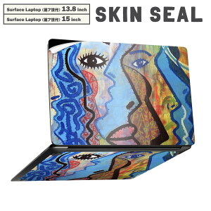Surface Laptop ��7���� 13.8 / 15 �C���` �p �X�L���V�[�� �S�ʃX�L���V�[�� �t�� laptop7�p �w�� �� �X�e�b�J�[ �ی�V�[�� �L�����N�^�[ ���킢�� 023401 �l���@��@�y�C���g