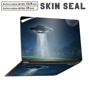 Surface Laptop ��7���� 13.8 / 15 �C���` �p �X�L���V�[�� �S�ʃX�L���V�[�� �t�� laptop7�p �w�� �� �X�e�b�J�[ �ی�V�[�� �L�����N�^�[ ���킢�� 023817 �F���l�@UFO�@��