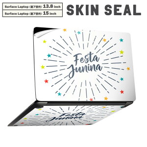 Surface Laptop ��7���� 13.8 / 15 �C���` �p �X�L���V�[�� �S�ʃX�L���V�[�� �t�� laptop7�p �w�� �� �X�e�b�J�[ �ی�V�[�� �L�����N�^�[ ���킢�� 033429 Festa�@Junina
