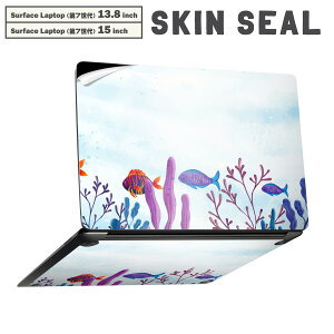 Surface Laptop ��7���� 13.8 / 15 �C���` �p �X�L���V�[�� �S�ʃX�L���V�[�� �t�� laptop7�p �w�� �� �X�e�b�J�[ �ی�V�[�� �L�����N�^�[ ���킢�� 033440 ���ʉ� �C ��