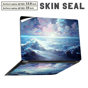 Surface Laptop ��7���� 13.8 / 15 �C���` �p �X�L���V�[�� �S�ʃX�L���V�[�� �t�� laptop7�p �w�� �� �X�e�b�J�[ �ی�V�[�� �L�����N�^�[ ���킢�� 033702 �C ��