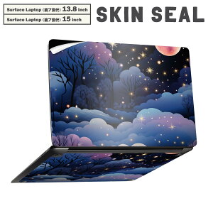 Surface Laptop ��7���� 13.8 / 15 �C���` �p �X�L���V�[�� �S�ʃX�L���V�[�� �t�� laptop7�p �w�� �� �X�e�b�J�[ �ی�V�[�� �L�����N�^�[ ���킢�� 033797 �� ��