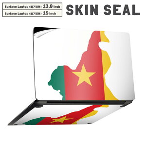 Surface Laptop ��7���� 13.8 / 15 �C���` �p �X�L���V�[�� �S�ʃX�L���V�[�� �t�� laptop7�p �w�� �� �X�e�b�J�[ �ی�V�[�� �L�����N�^�[ ���킢�� 034486 ���� �� CAMEROON �J�����[��