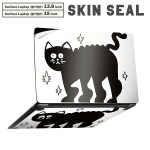 Surface Laptop ��7���� 13.8 / 15 �C���` �p �X�L���V�[�� �S�ʃX�L���V�[�� �t�� laptop7�p �w�� �� �X�e�b�J�[ �ی�V�[�� �L�����N�^�[ ���킢�� 034632 �A�j�}�� �L �V���[��