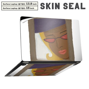 Surface Laptop ��7���� 13.8 / 15 �C���` �p �X�L���V�[�� �S�ʃX�L���V�[�� �t�� laptop7�p �w�� �� �X�e�b�J�[ �ی�V�[�� �L�����N�^�[ ���킢�� 034639 �f�U�C�� �l �������