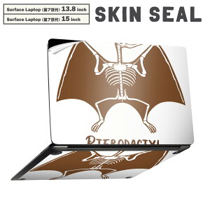 Surface Laptop ��7���� 13.8 / 15 �C���` �p �X�L���V�[�� �S�ʃX�L���V�[�� �t�� laptop7�p �w�� �� �X�e�b�J�[ �ی�V�[�� �L�����N�^�[ ���킢�� 035604 �_�C�i�\�[ ���� Dinosaur �v�e���m�h��