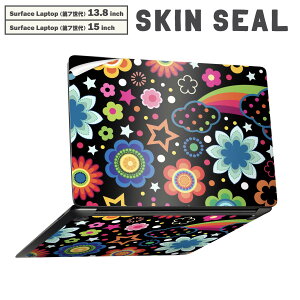Surface Laptop ��7���� 13.8 / 15 �C���` �p �X�L���V�[�� �S�ʃX�L���V�[�� �t�� laptop7�p �w�� �� �X�e�b�J�[ �ی�V�[�� �L�����N�^�[ ���킢�� 004643 �ԁ@���@�J���t��