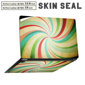 Surface Laptop ��7���� 13.8 / 15 �C���` �p �X�L���V�[�� �S�ʃX�L���V�[�� �t�� laptop7�p �w�� �� �X�e�b�J�[ �ی�V�[�� �L�����N�^�[ ���킢�� 004797 �͗l�@�J���t��