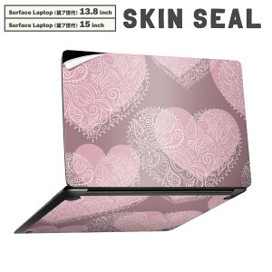 Surface Laptop ��7���� 13.8 / 15 �C���` �p �X�L���V�[�� �S�ʃX�L���V�[�� �t�� laptop7�p �w�� �� �X�e�b�J�[ �ی�V�[�� �L�����N�^�[ ���킢�� 004801 �n�[�g�@�y�C�Y���[�@�s���N