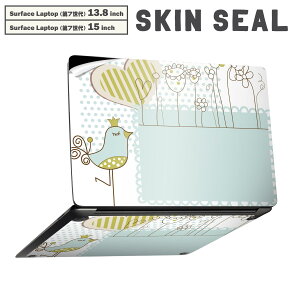 Surface Laptop ��7���� 13.8 / 15 �C���` �p �X�L���V�[�� �S�ʃX�L���V�[�� �t�� laptop7�p �w�� �� �X�e�b�J�[ �ی�V�[�� �L�����N�^�[ ���킢�� 005128 ���@�n�[�g�@�C���X�g
